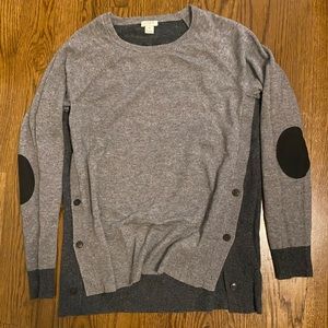 J. Crew Color Block Crew Neck Sweater